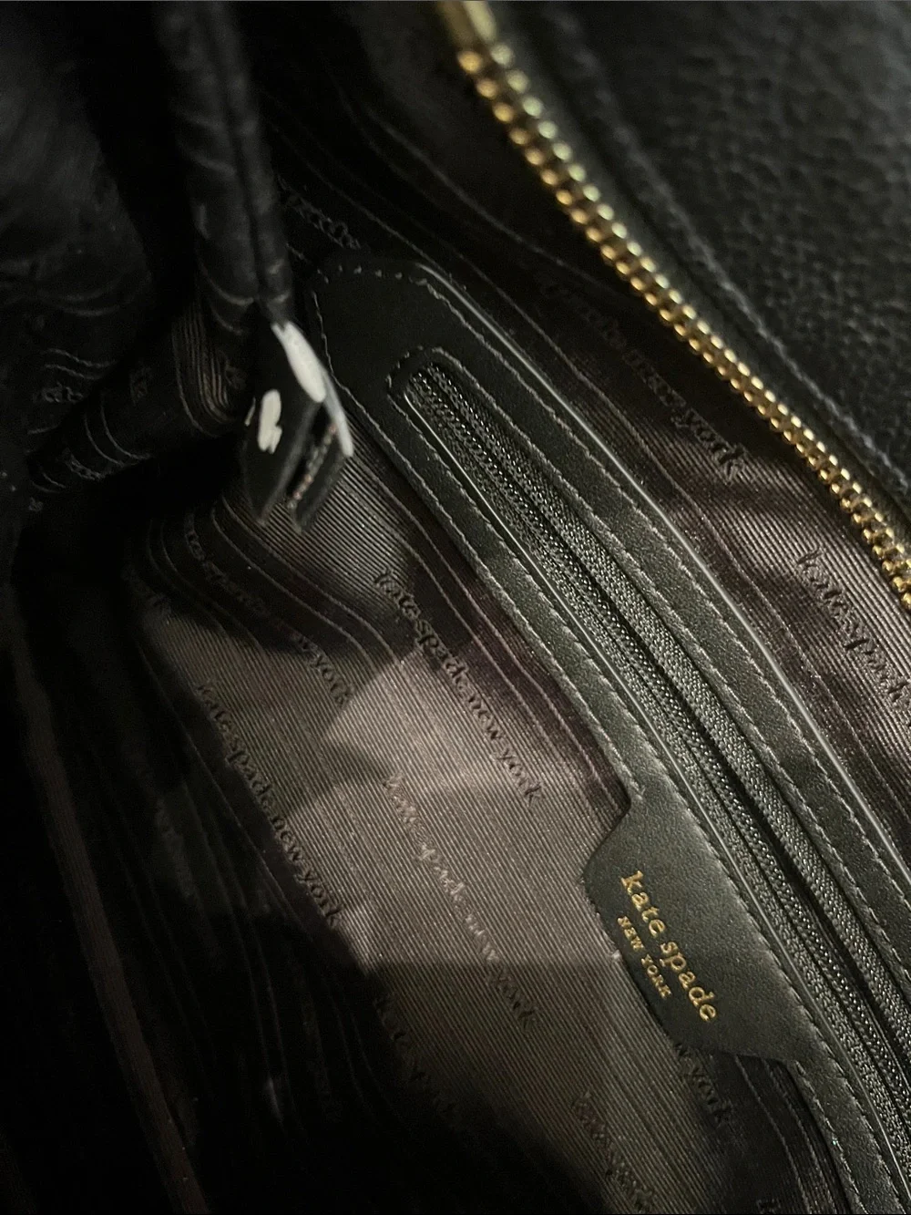 Kate Spade deco leather hobo bag